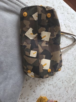 Bolso estampado militar