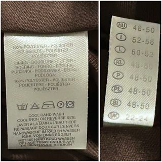 Blusa C&A marrón gasa doble capa NUEVA