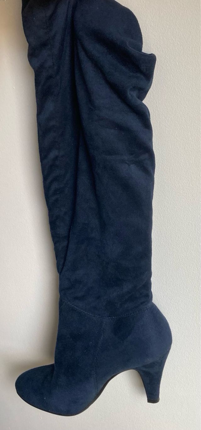 Botas de tacón negras talla 37