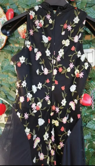 Abito Lungo con pantaloncino Tally Weijl Nero Pizz