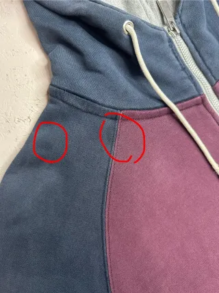 Felpa Nike Vintage anni '90 Zip e  Cappuccio