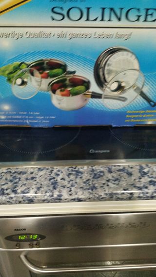 Juego Cazo Cacerola Sartén Nuevo