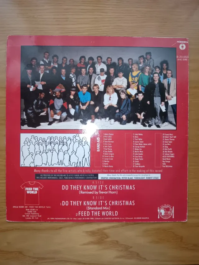 «Sanno che è Natale? «vinile