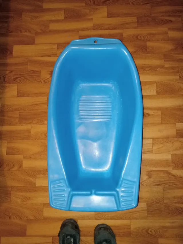 Bañera de bebé azul