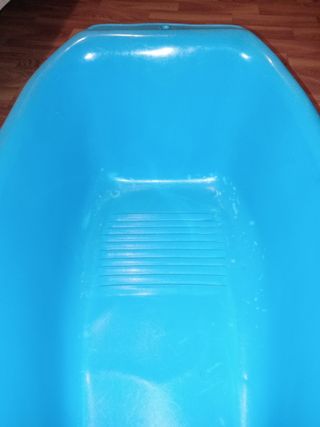 Bañera de bebé azul