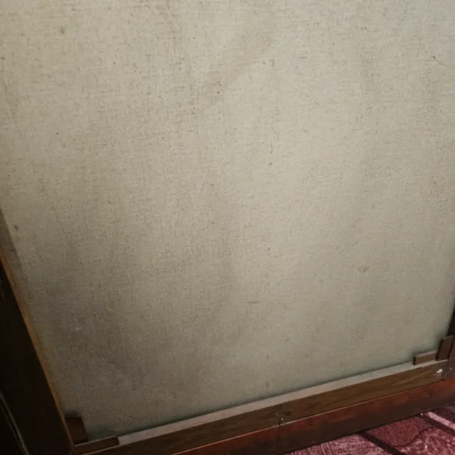 Quadro antico nobiluomo con cornice dorata