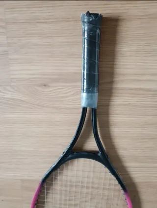 Raqueta de tenis infantil rosa