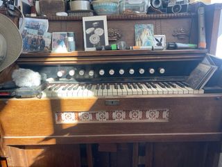 Órgano de fuelle antiguo Organo de pedal harmonium