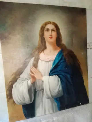 Pintura Religiosa La Inmaculada Óleo
