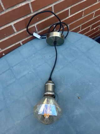 Lámpara colgante cristal facetado