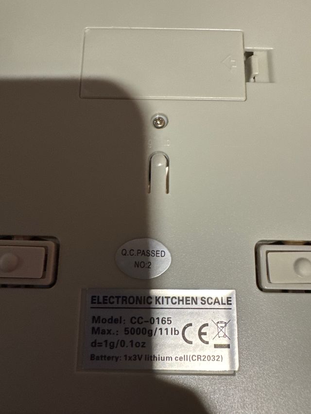 Báscula de cocina PRITECH roja