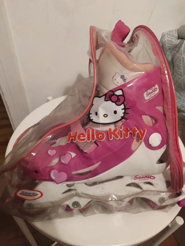 Patines Hello Kitty rosas