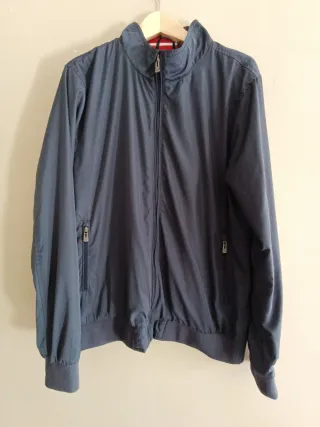 Cazadora Harrington Blend Azul Marino Talla L