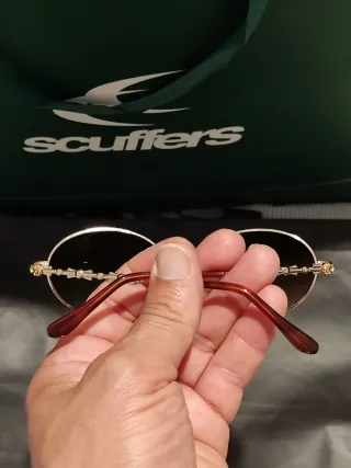 Gafas de Sol Versace Marrón y Dorado