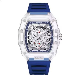Reloj KIMSOUN Transparente Esqueleto Negro