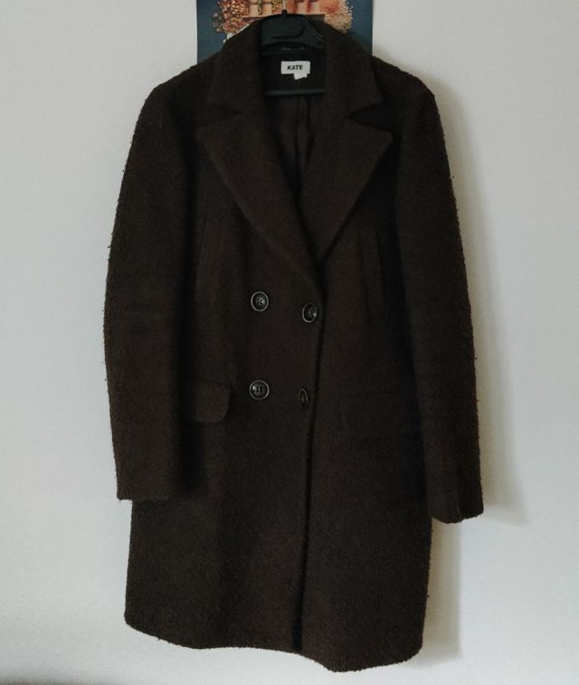 Cappotto KATE Made in Italy Marrone Donna