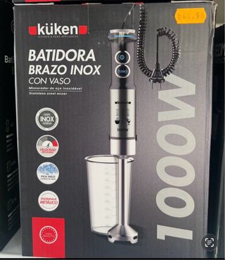 Batidora de Mano Küken Inox 1000W con Vaso