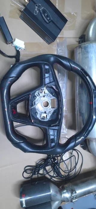 Volante Seat Leon 5F FR Carbono e Pele