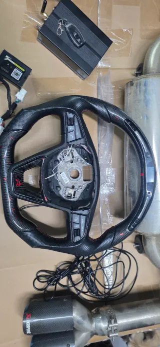 Volante Seat Leon 5F FR Carbono e Pele