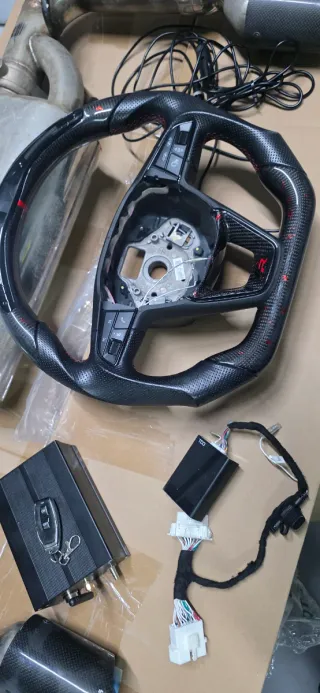 Volante Seat Leon 5F FR Carbono e Pele