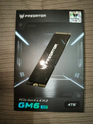 Predator GM6 SSD 4TB PCIe Gen4 M.2 NVMe