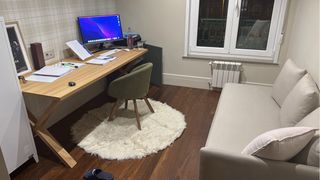 Alfombra Lana Natural Circular 140cm Beige/Blanco