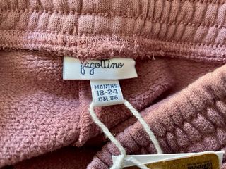 Pantaloni tuta bimbo/a bordeaux