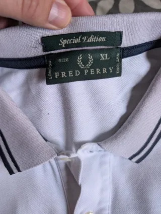 Polo Fred Perry Blanco Edición especial