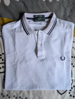 Polo Fred Perry Blanco Edición especial