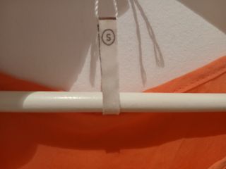 Blusa manga larga rosa.