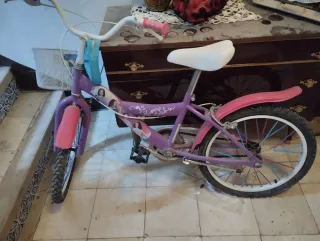 Bicicleta Morada Ruedas para Aprender