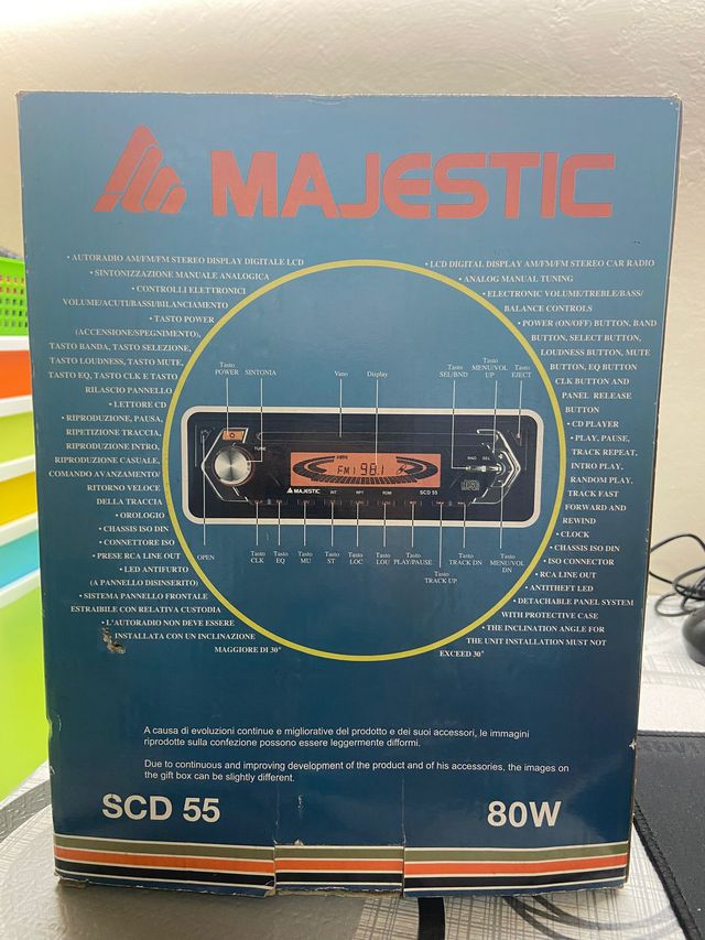 Autoradio Majestic SCD55 Nuovo