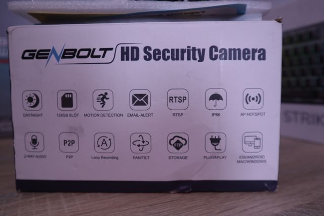 Cámara Seguridad WiFi Interior GENBOLT Pro HD