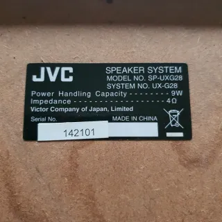 Altavoces JVC Negros