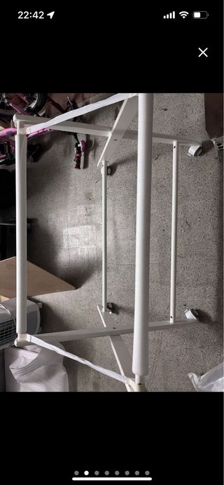 Minicuna bebé con textiles