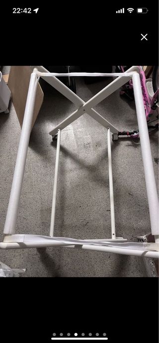 Minicuna bebé con textiles