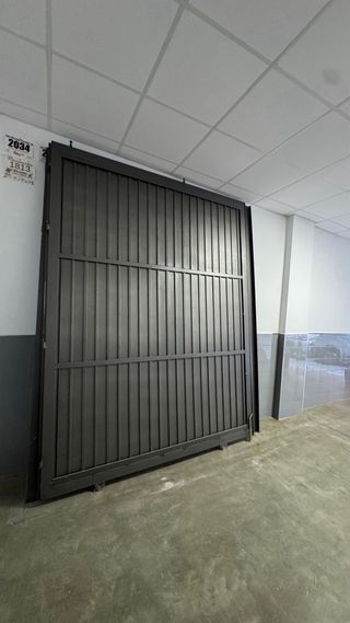 Puerta corredera en hierro 3,40m x 3m