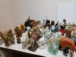 Lote 100 Figuras Elefantes Suerte
