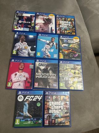 Pack Juegos PS4: FIFA, GTA V, MotoGP y más