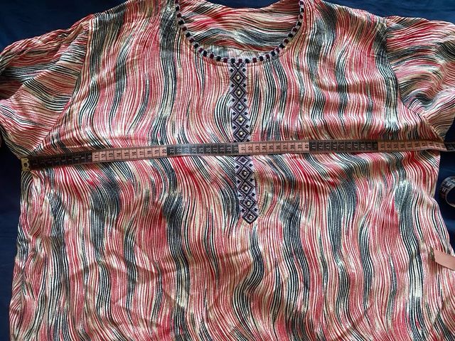 Caftán ligero estampado tradicional