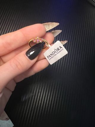 Anillo Pandora Oro Rosa y Circonitas
