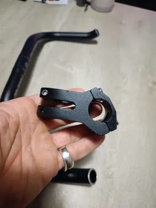 Manillar Bullhorn y Potencia Corta