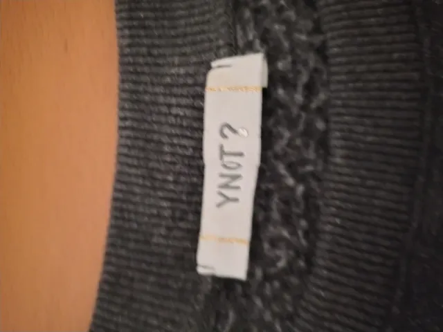 Felpa YNot Grigio con stampa Y? NOT