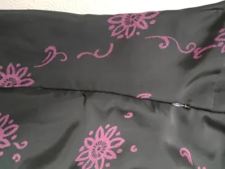 Vestito nero 100% viscosa Made in Italy