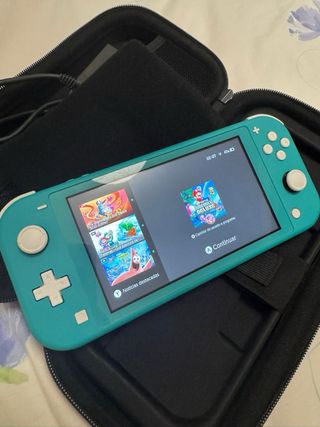 Nintendo Switch Lite Turchese + custodia