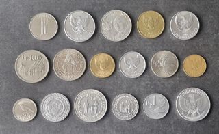 17 MONEDAS DE INDONESIA DE DIFERENTE MODELO (2)