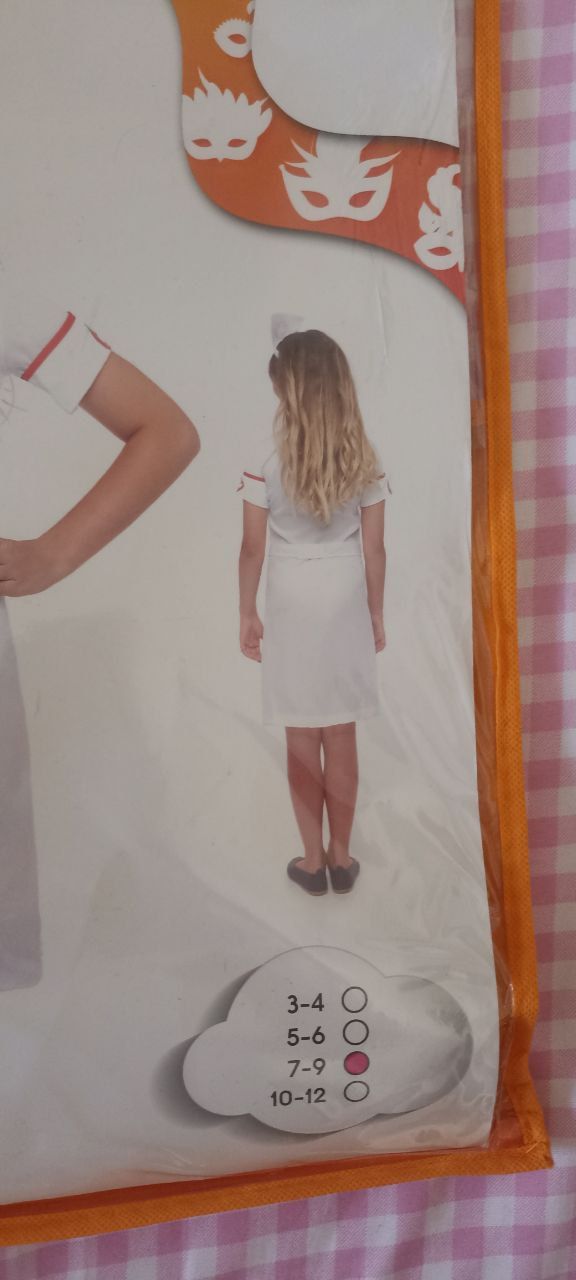 Disfraz Enfermera Talla 7-9