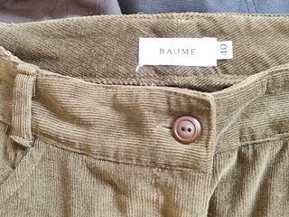 Falda Baume pana marron vintage