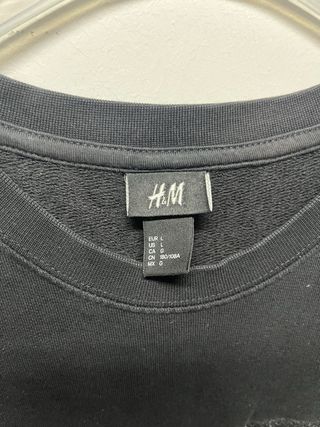 Felpa uomo nera con stampa