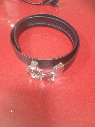 Cinturón Calvin Klein Negro Hebilla CK